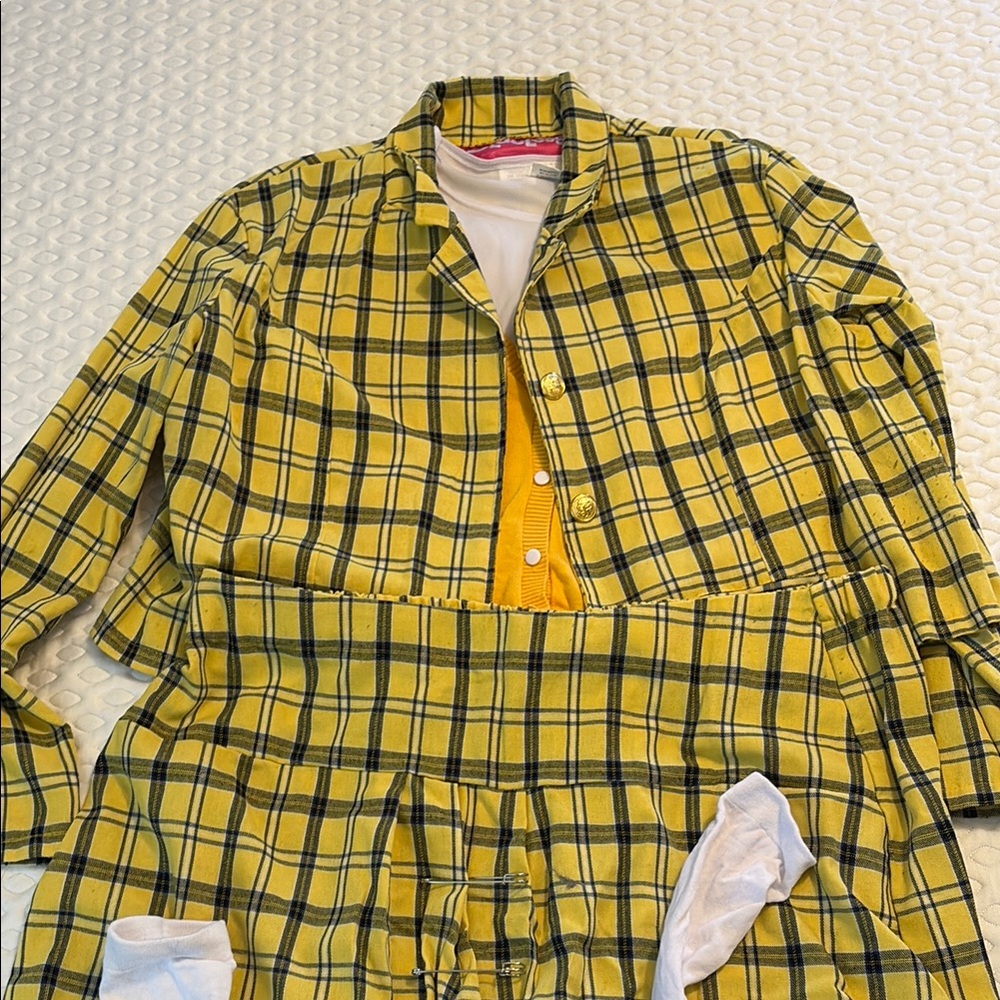 Yellow Plaid Women's Outfit